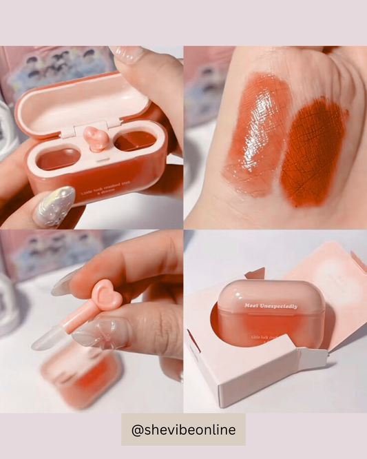 Airpod Mini Pocket Lip and Cheek Tint Duo