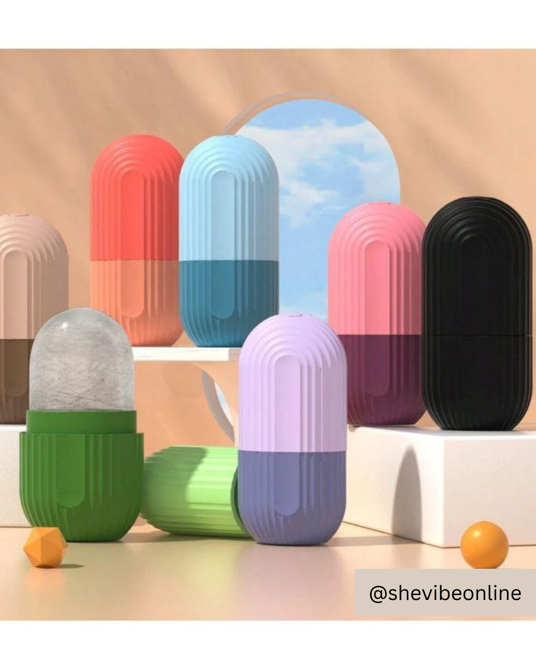 Silicone Ice Roller – Face & Skin Cooling Massager