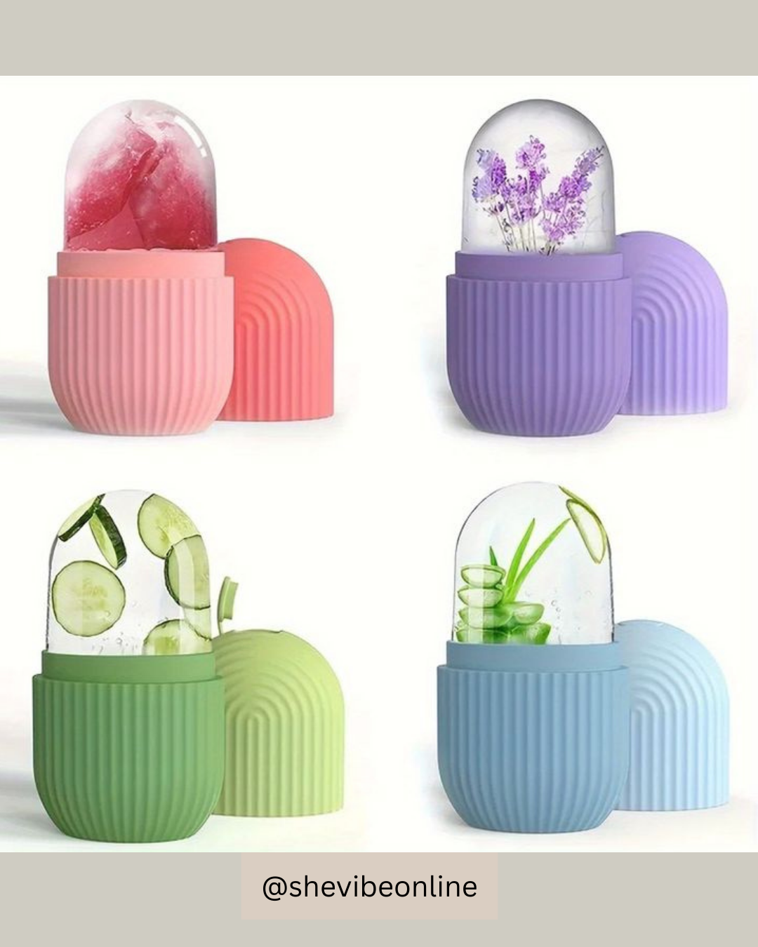 Silicone Ice Roller – Face & Skin Cooling Massager