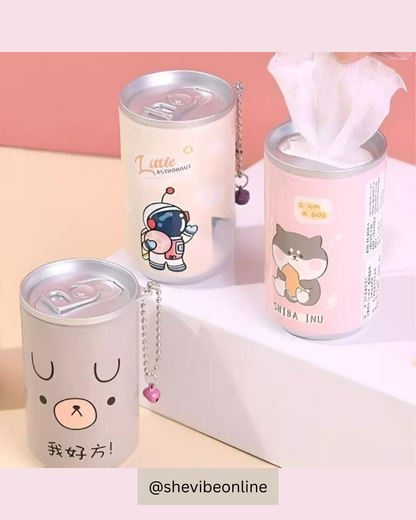 Pocket Can Makeup Wipes