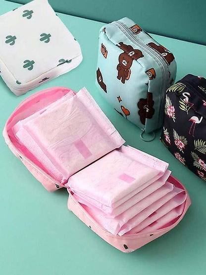 Sanitary Pads Bag Multifunctional Makeup Pouch
