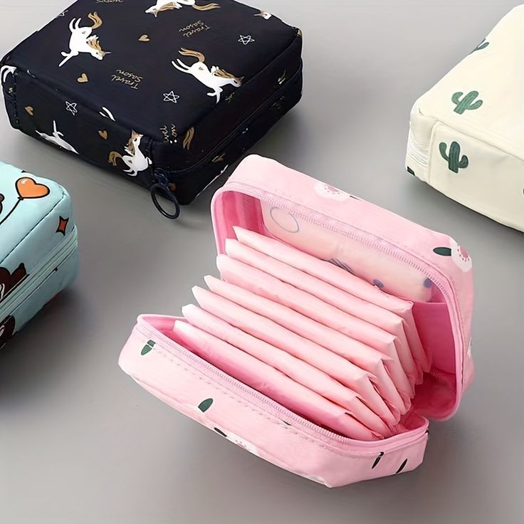 Sanitary Pads Bag Multifunctional Makeup Pouch