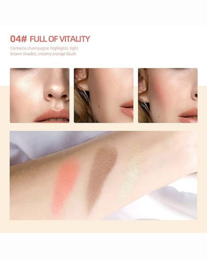 Airpod Mini Blush Contour Highlighter Kit