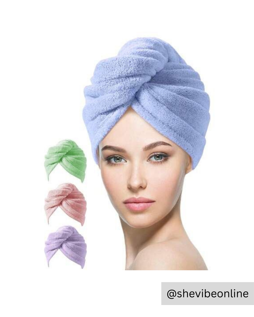 Hair Drying Microfiber Bath Towel Wrap