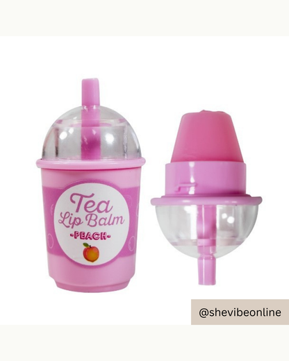 Mini Cute Moisturizing Lip Balm Tea Cup & Ball Shape