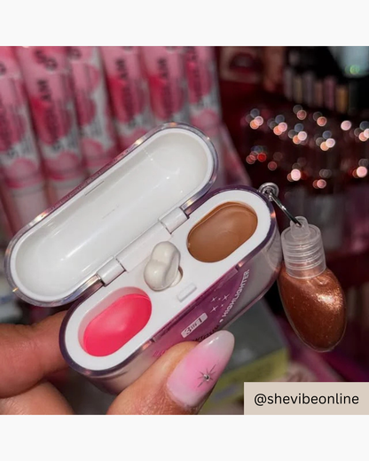 Airpod Mini Blush Contour Highlighter Kit