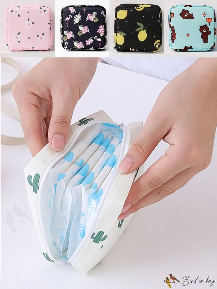 Sanitary Pads Bag Multifunctional Makeup Pouch