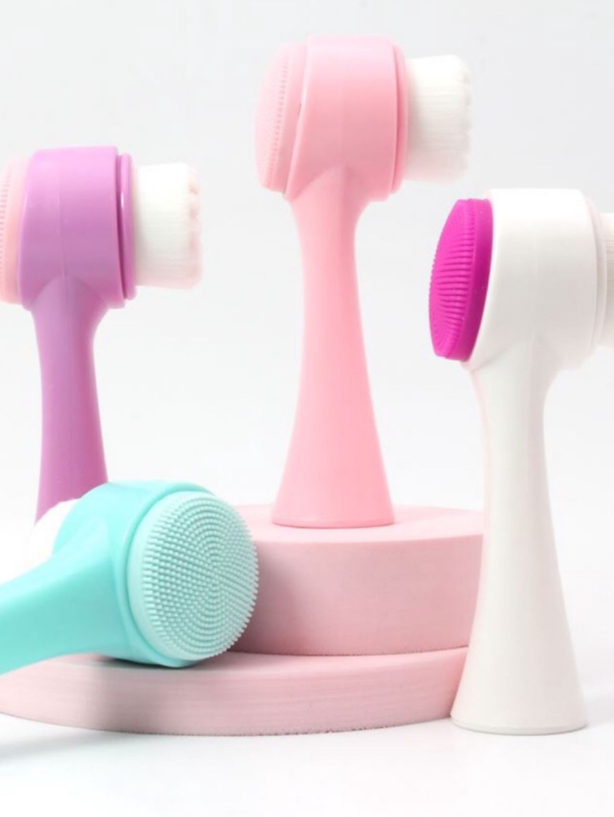 Dual Silicone Facial Cleansing Brush – Deep Pore & Skin Massager