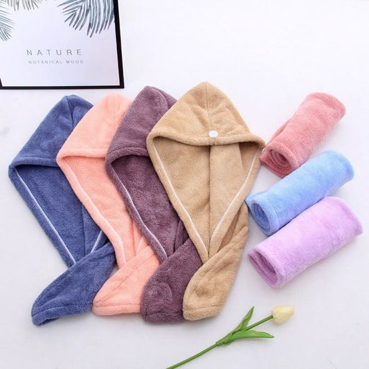 Hair Drying Microfiber Bath Towel Wrap