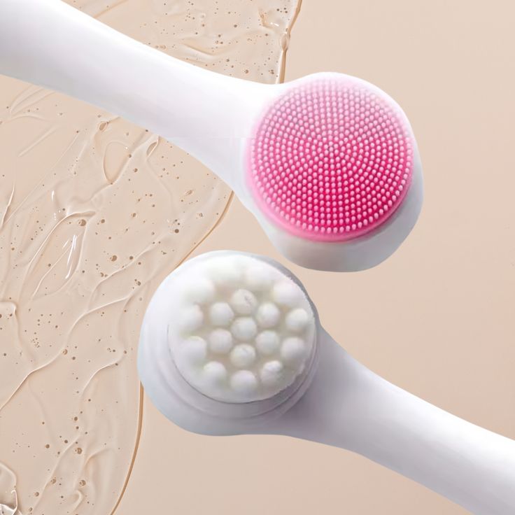 Dual Silicone Facial Cleansing Brush – Deep Pore & Skin Massager