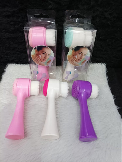 Dual Silicone Facial Cleansing Brush – Deep Pore & Skin Massager