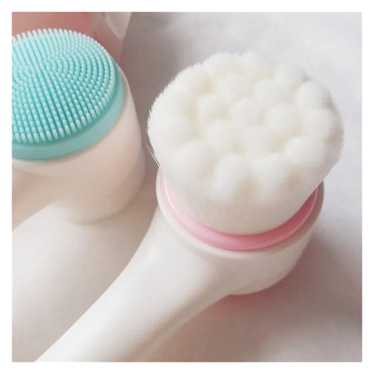 Dual Silicone Facial Cleansing Brush – Deep Pore & Skin Massager
